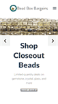 Mobile Screenshot of beadboxbargains.com